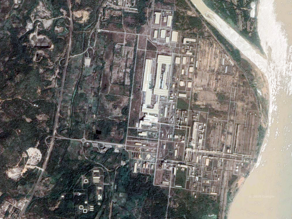 Vue aérienne de l'usine d'Ajaokuta.