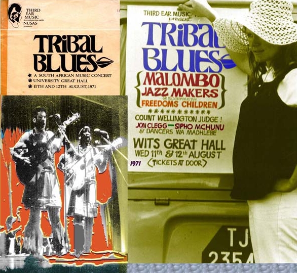 Des affiches pour les Tribal Blues, organisés par David Marks au sein de Wits.