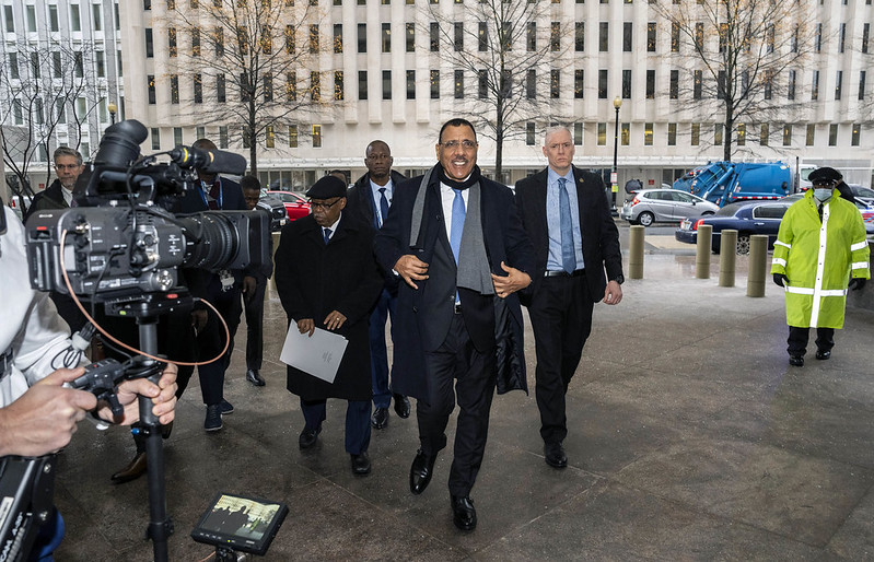 Le président nigérien, Mohamed Bazoum, à Washington, en décembre 2022.