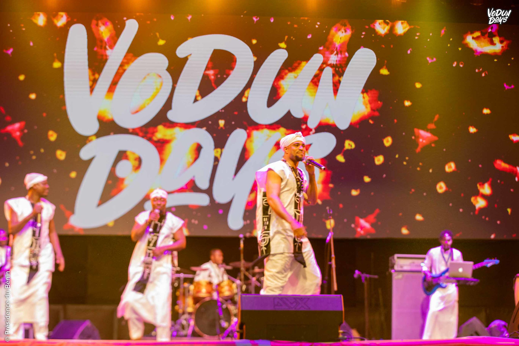 Lors des « Vodun Days » à Ouidah, en janvier 2024.