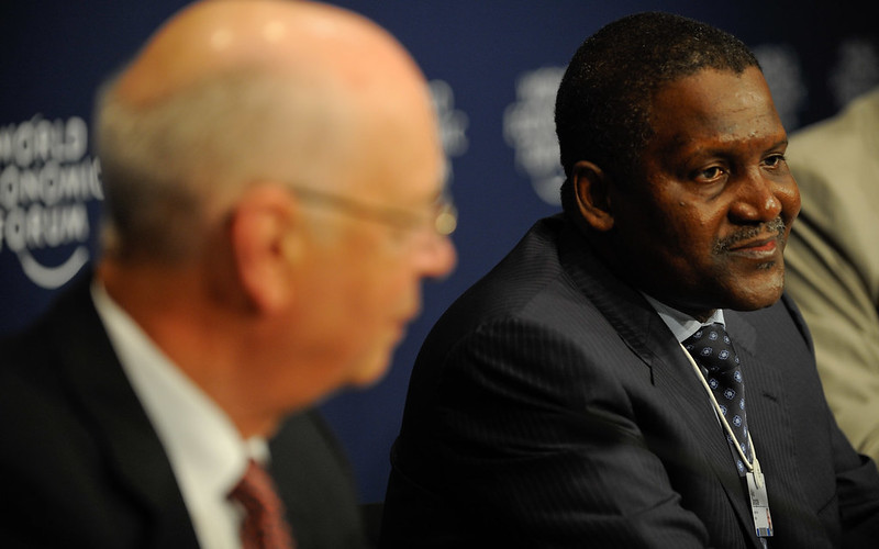 Aliko Dangote lors du World Economic Forum on Africa 2011.