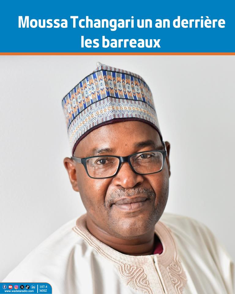 Affiche anniversaire de l'arrestation de Moussa Tchangari.