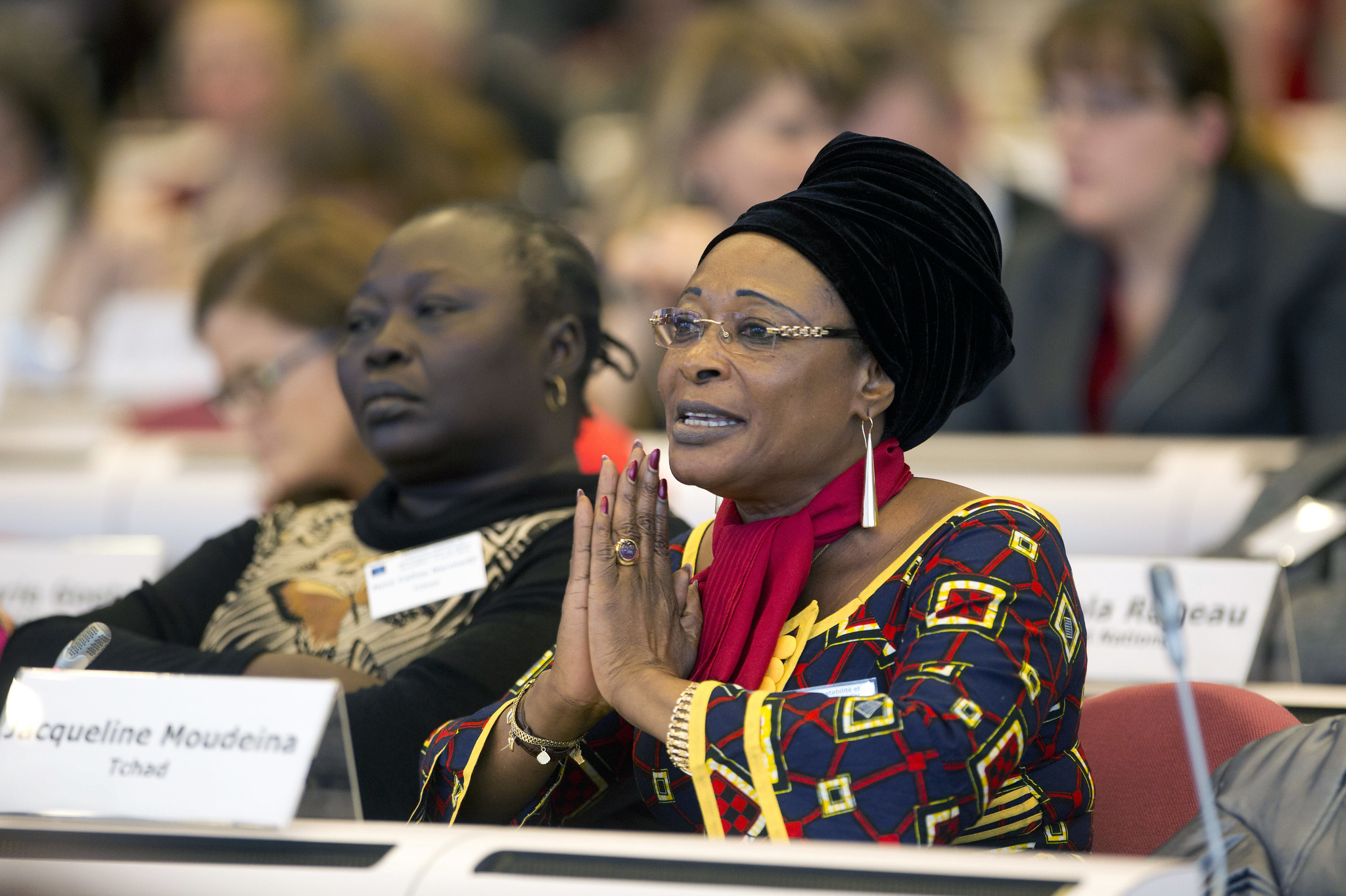 Jacqueline Moudeina, en avril 2013 à Bruxelles.