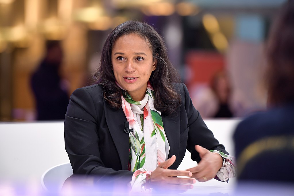 Isabel dos Santos en janvier 2019.