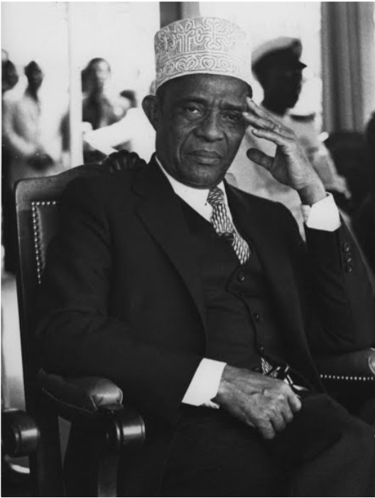 Ahmed Abdallah, premier président des Comores indépendantes.