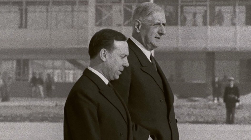 Michel Debré, au côté de Charles de Gaulle.