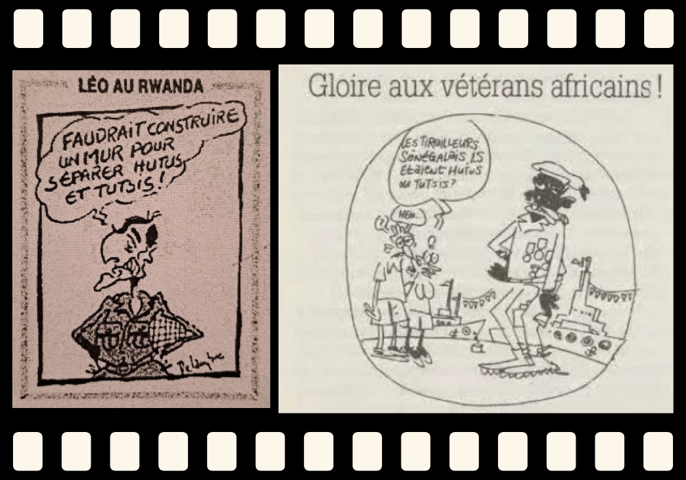 Delambre, 29 juin 1994, {Le Canard enchaîné}, et Lefred-Thouron, 24 août 1994, {Charlie Hebdo}.