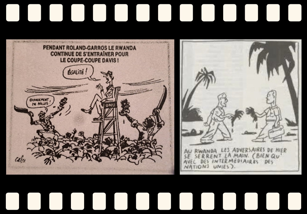 Cabu, 25 mai 1994, et Willem, 10 août 1994, {Charlie Hebdo}.