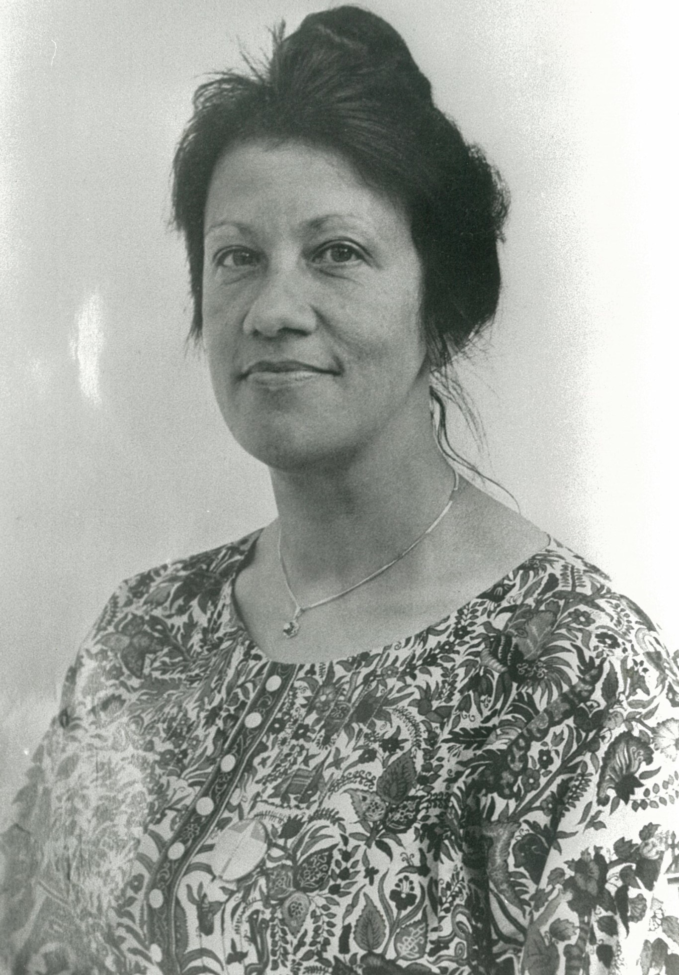 Dulcie September, alors jeune militante, au Cap, Afrique du Sud (avec l'aimable autorisation de la famille, date inconnue).