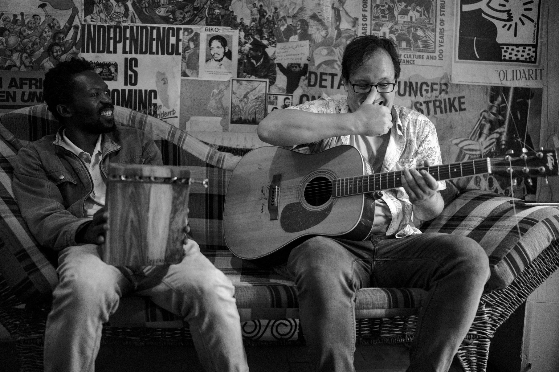 Hector Mugani et Tomás Brickhill.