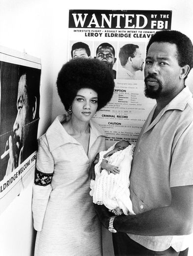 Kathleen et Eldridge Cleaver, en 1969, à Alger.