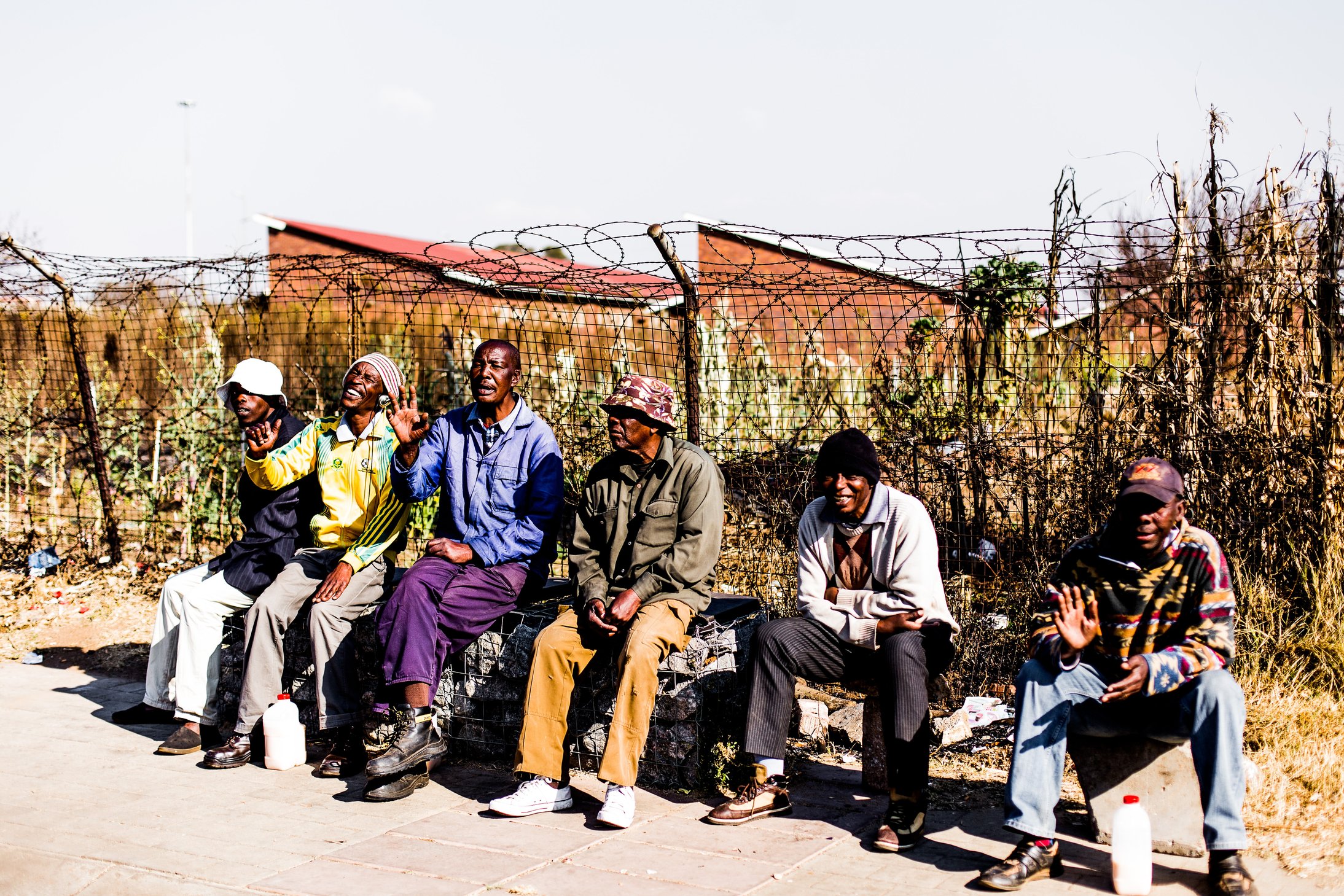 Dans le township de Soweto en 2018.