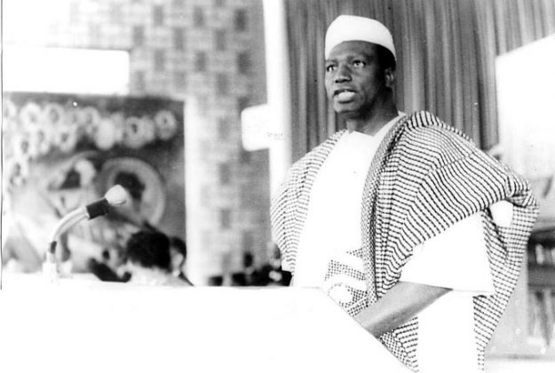 Le premier président du Mali, Modibo Keita.