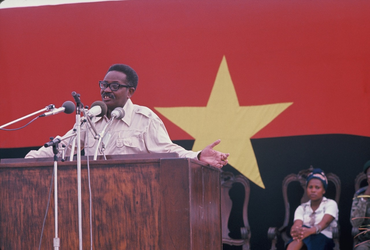 Agostinho Neto, à Luanda, en 1977.