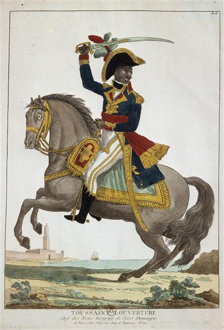 Portrait de Toussaint Louverture, le libérateur de Haïti.