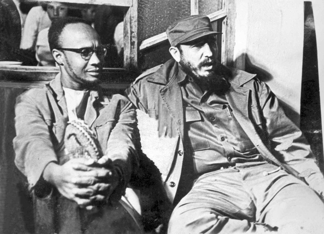 Amílcar Cabral et Fidel Castro (ici en janvier 1966) ont été deux sources d'inspiration pour Thomas Sankara.