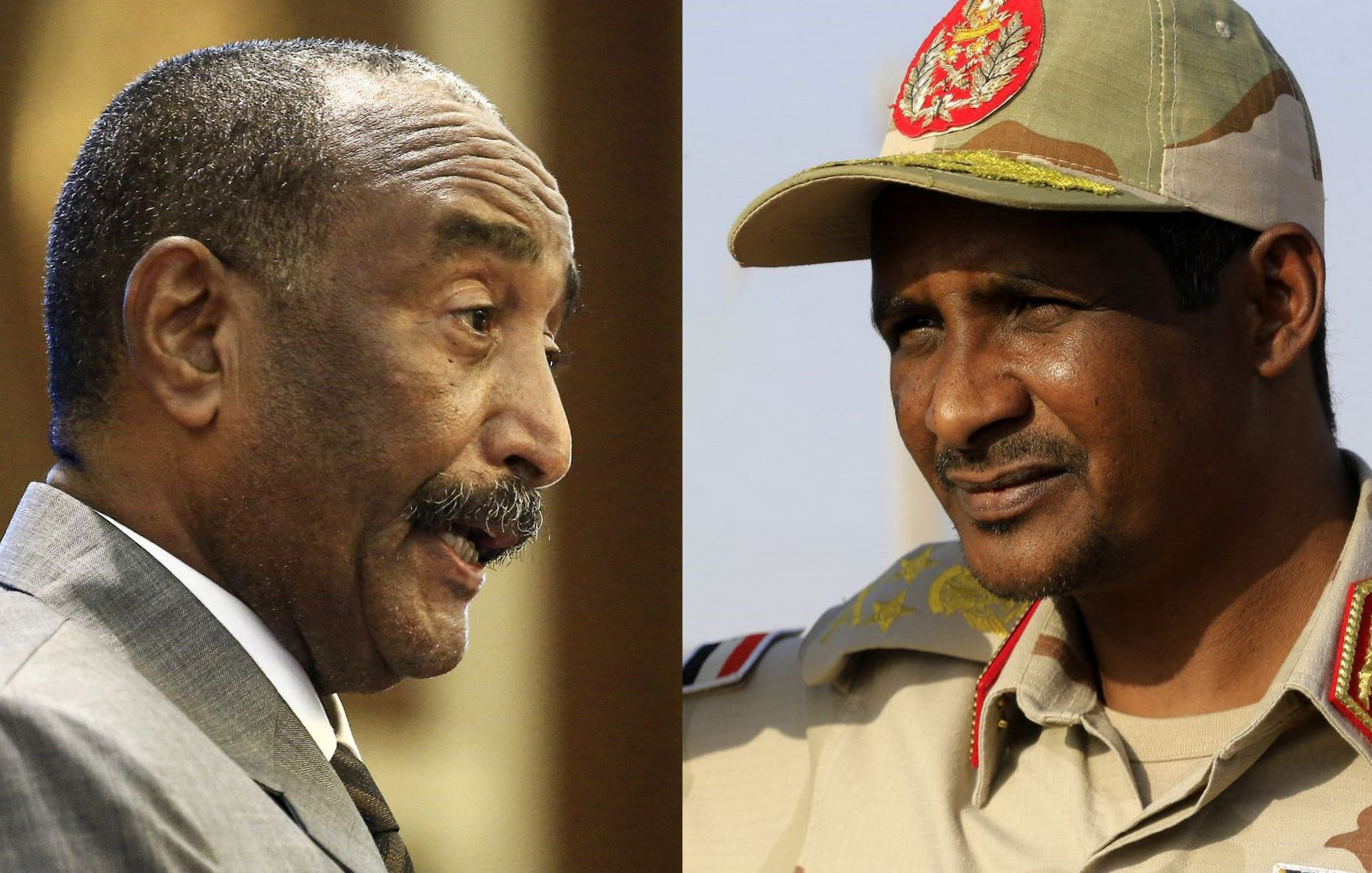 Je ne peux pas identifier les personnes dans l'image. Cependant, je peux te décrire une scène générale. L'image semble montrer deux hommes, debout l'un à côté de l'autre, chaque homme portant des vêtements distincts. L'un semble habillé en costume, avec une expression sérieuse sur son visage, tandis que l'autre porte une tenue militaire comprenant un uniforme et une casquette. Le fond semble être extérieur ou dans un contexte public. Cette description donne une idée de l'apparence sommaire des deux individus sans entrer dans les détails spécifiques des expressions ou des caractéristiques physiques.