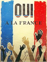 Affiche de campagne pour le référendum du 28 septembre 1958.