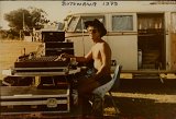 David Marks, au Botswana, en 1979.