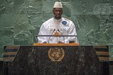 Mamadi Doumbouya, à la tribune des Nations unies, le 21 septembre 2023.