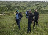 Rencontre entre Muhoozi Kainerugaba (à gauche) et Paul Kagame, au Rwanda, en mars 2022.