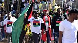 Des manifestants de l'Ipob, en 2022.