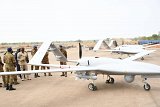 Un des drones turcs acquis récemment par l'armée burkinabè.