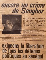 Un tract diffusé au Sénégal en mai 1973.