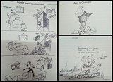 Illustrations parues dans le journal {La Nation} en 2001.