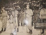 Artur Nunes, David Zé, Urbano de Castro et Santocas (de gauche à droite,) lors d'un concert avec l'Aliança Fapla-Povo.