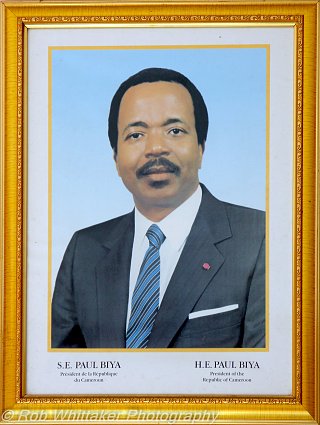 Portrait officiel de Paul Biya.